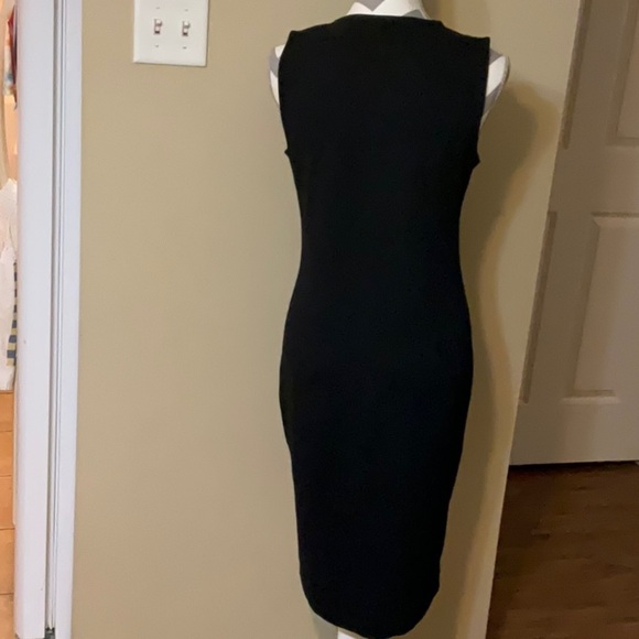 Black Midi Talbots Dress - Size 4 - Picture 5 of 7